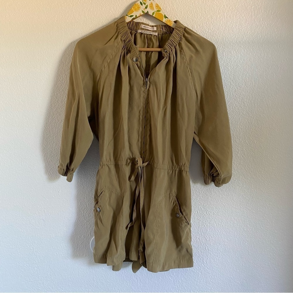 Urban Outfitters Women's Green/Brown Jumpsuit Romper Size Small